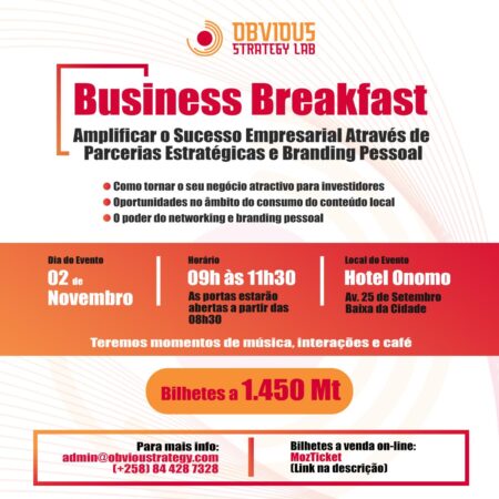 Business Breakfast: Amplificar o Sucesso Empresarial Através de Parcerias Estratégicas e Branding Pessoal - Normal/Standard