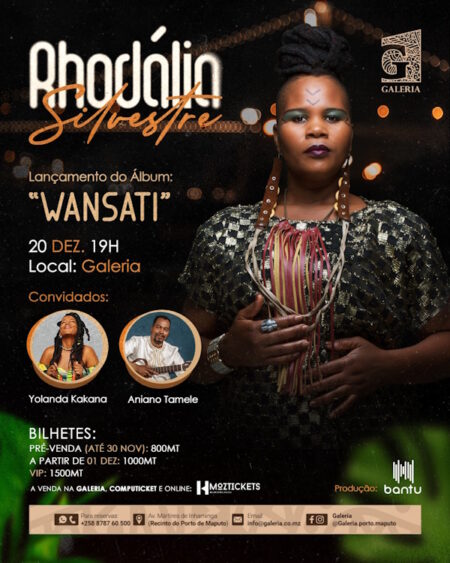 Lançamento do 1° Álbum da Rhodália Silvestre – “Wansati” - VIP