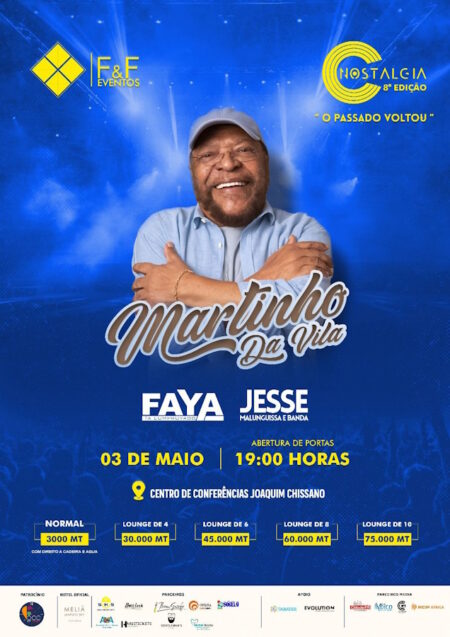 Nostalgia 8ª edição com Martinho da Vila do Brasil - LOUNGE para 10 participantes