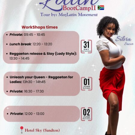 Private lesson 3: Reggaeton (Sílvia) - June 2nd - 12h00 to 13h00
