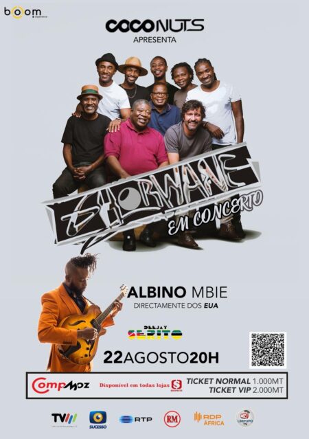 Coconuts apresenta Ghorwane em Concerto - Normal/Standard