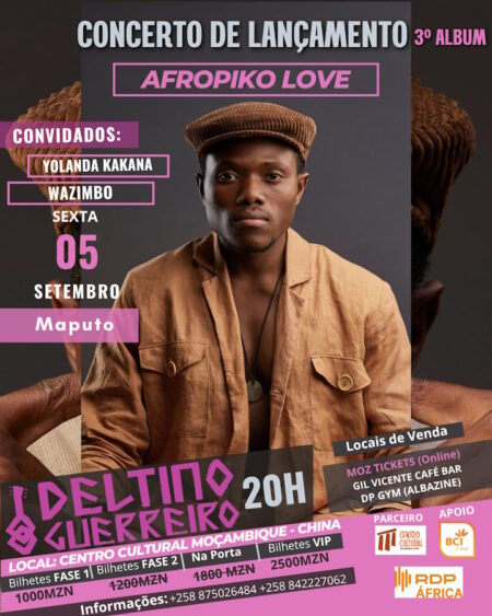 Deltino Guerreiro — Concerto de Lançamento 3.º Álbum “Afropiko Love” - VIP