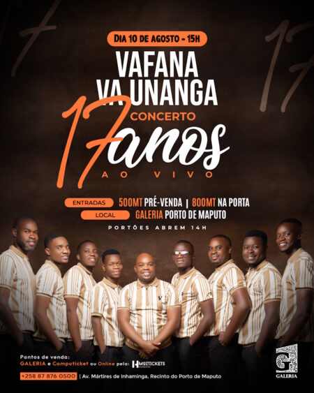 Vafana Va Unanga – 17 Anos ao Vivo