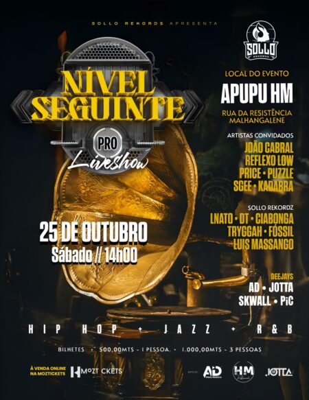 Nível Seguinte Pro Liveshow – Entrada válida para 3 participantes.