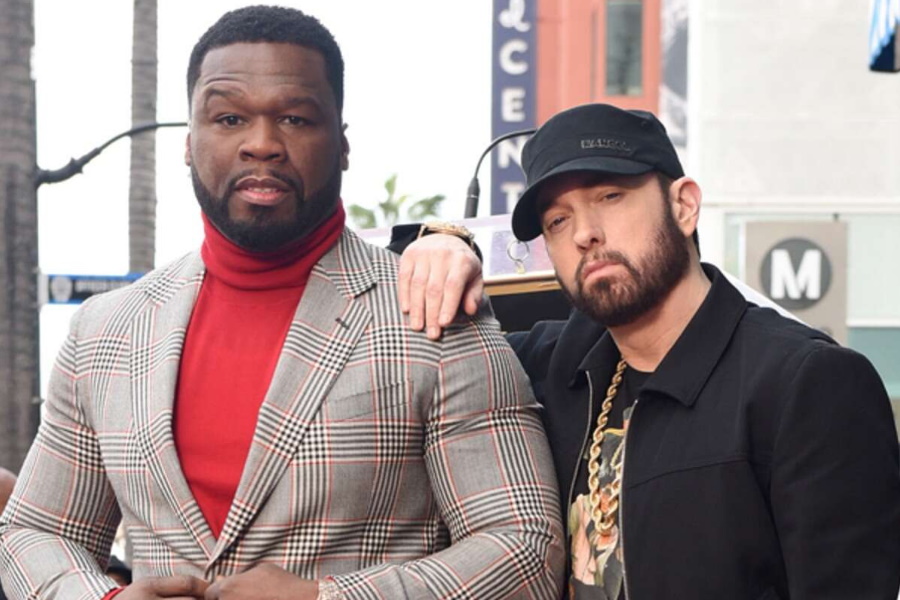 50 Cent elogiado pelo seu mentor Eminem