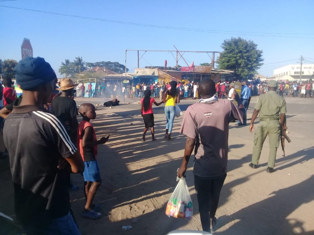 Confronto entre autoridades municipais e ambulantes resulta em óbito em Massinga