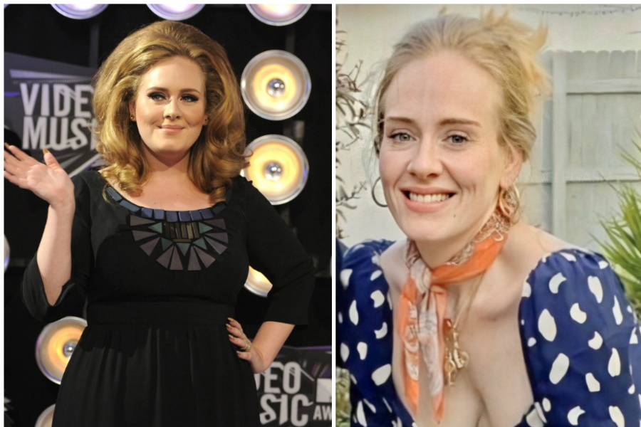 Adele perde 45 quilos sem fazer exercícios físicos