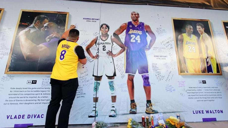 Detido homem por vandalizar túmulo de Kobe Bryant e Gianna