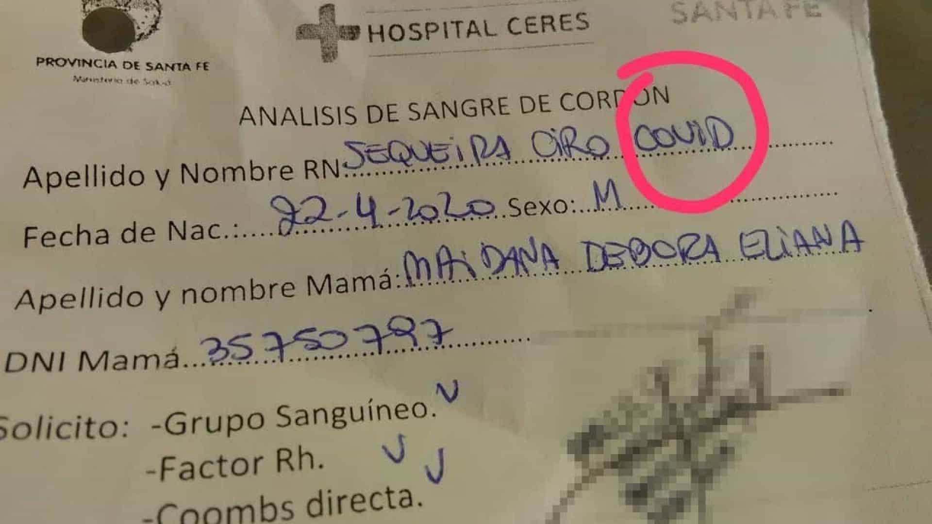 Insólito: bebé registado em Espanha com nome de pandemia