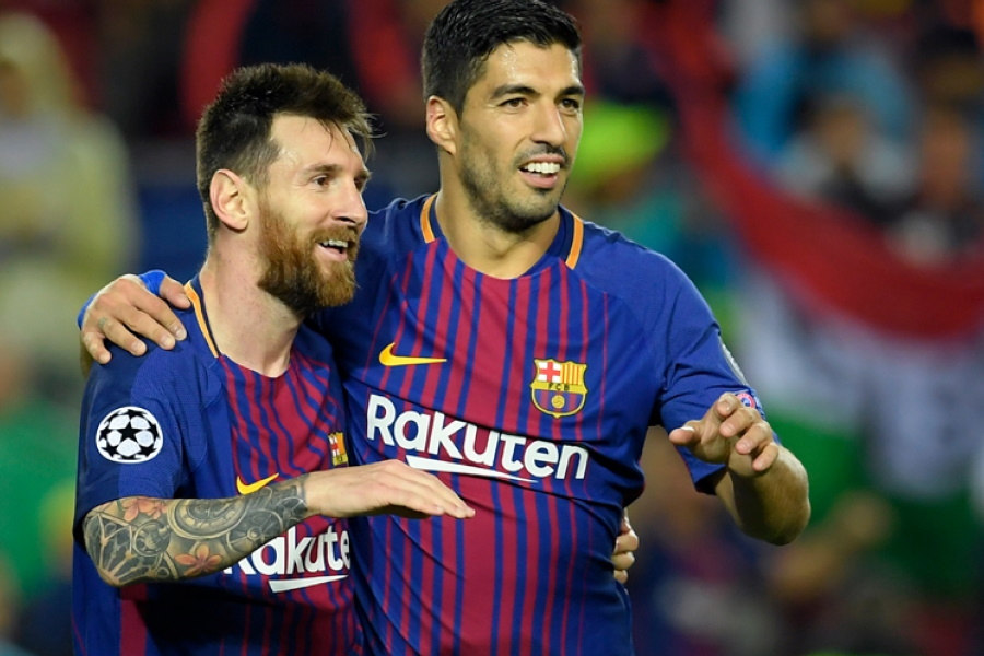 Setién revela estado de Messi e Suárez