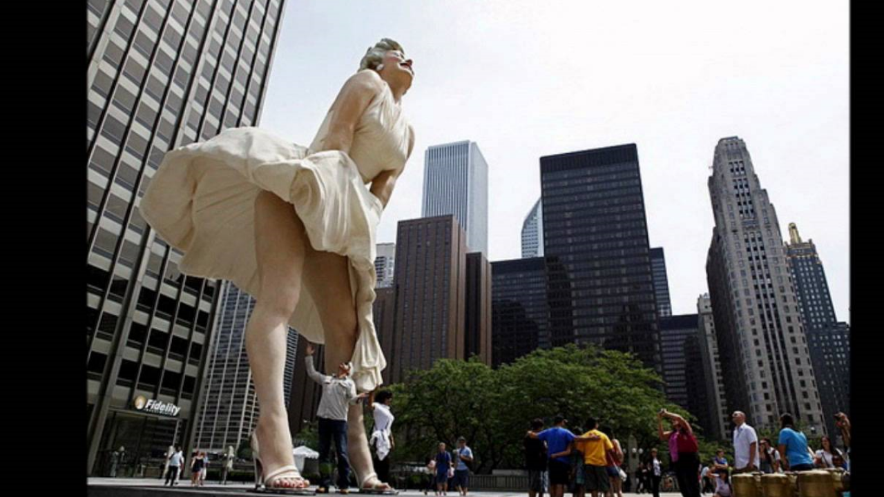 Estátua Marilyn Monroe