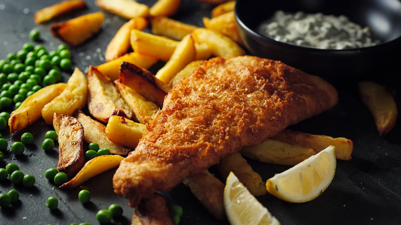 A melhor receita de peixe com batatas fritas que você  pode fazer em casa