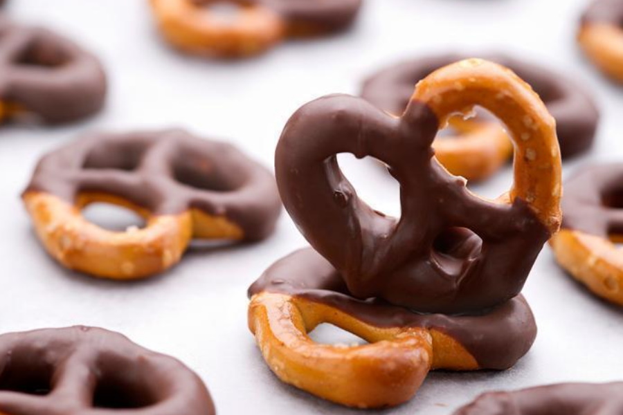 Pretzel de chocolate