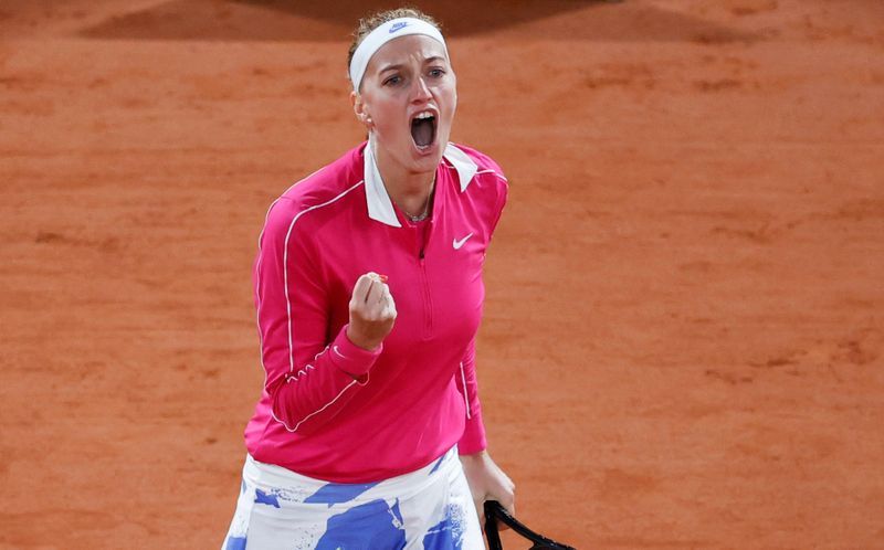 Petra Kvitova, semifinalista de Roland Garros em 2012, já está nos quartos de final