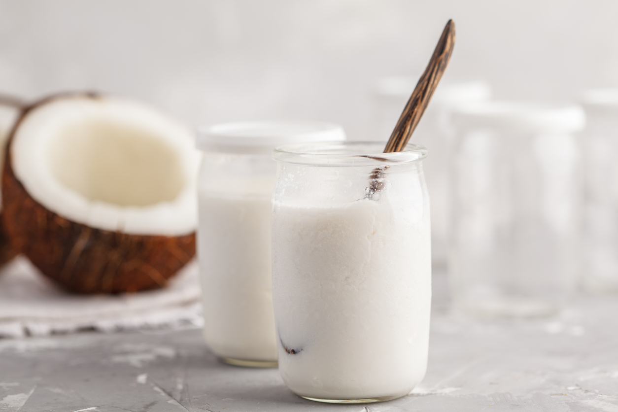 Saude: Iogurte vegano de coco