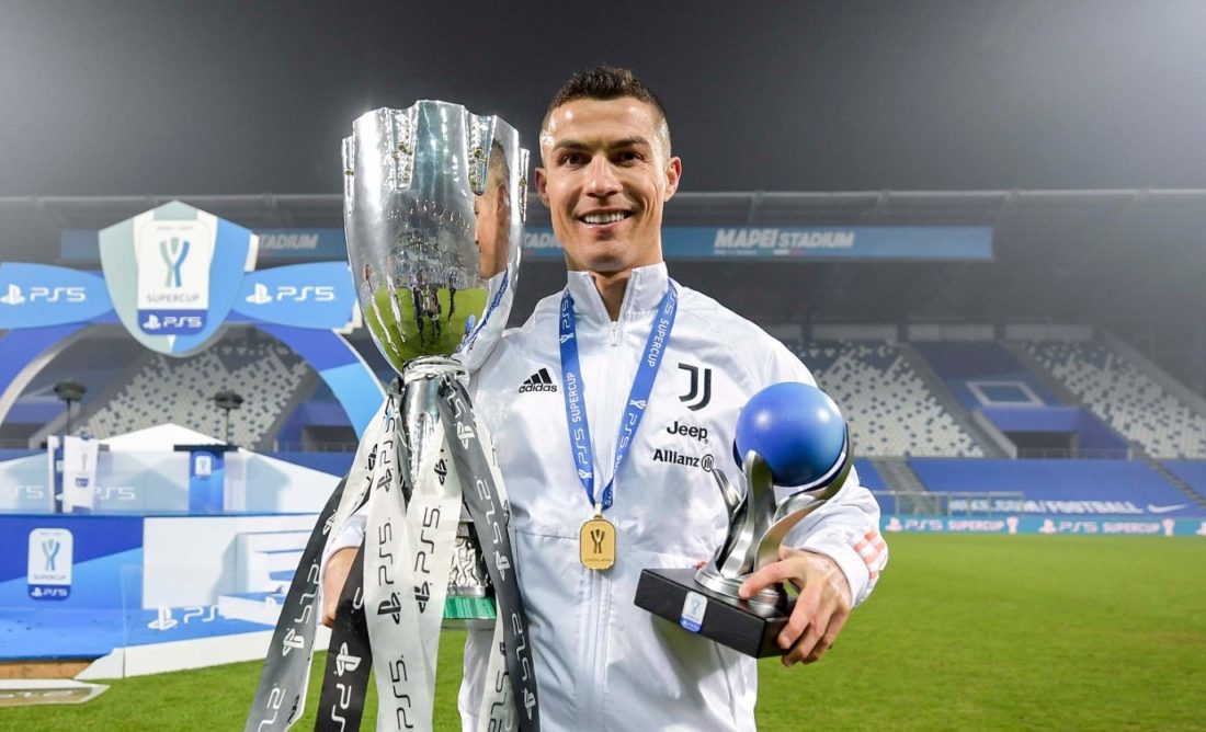 Cristiano Ronaldo conquista Supertaça italiana com a Juventus