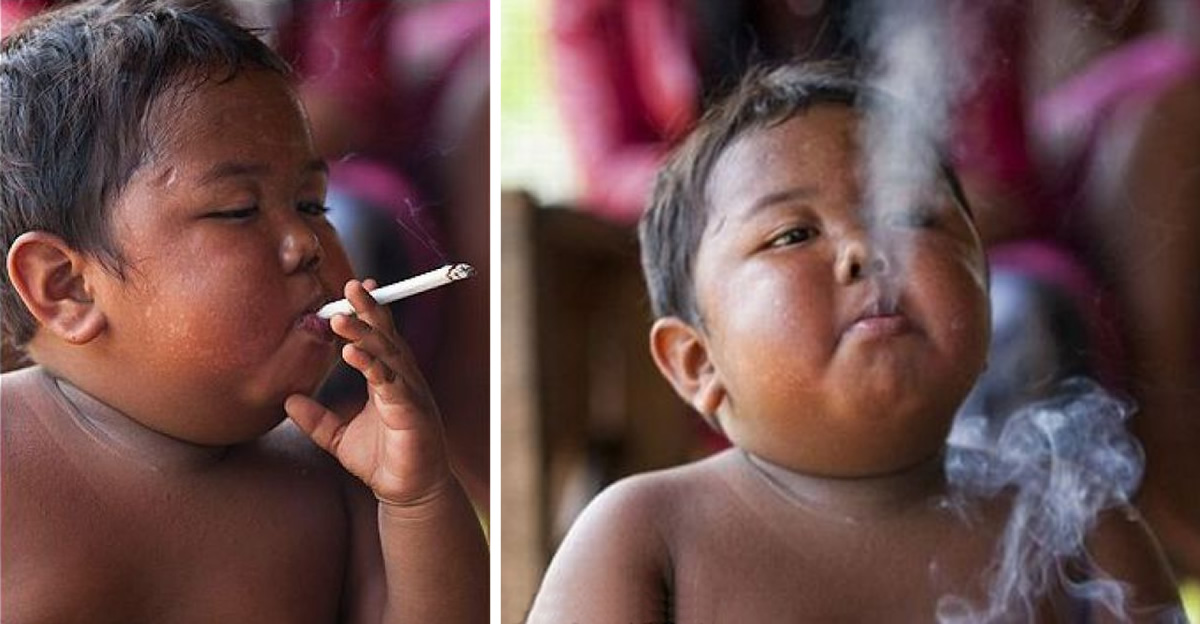 O que aconteceu a Ardi, a criança que fumava 40 cigarros por dia aos dois anos de idade?