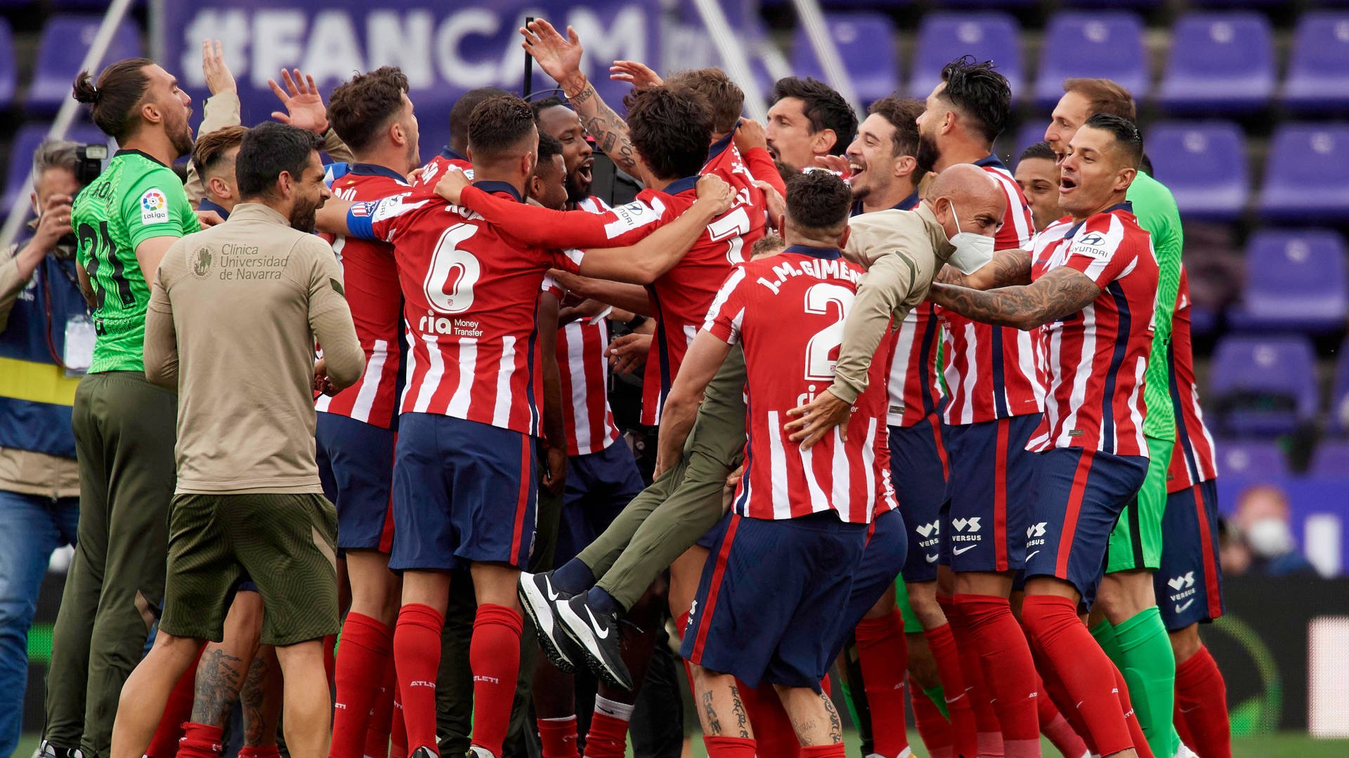 Atlético é campeão e Simeone não esquece críticas: “Sou cabeça dura…”