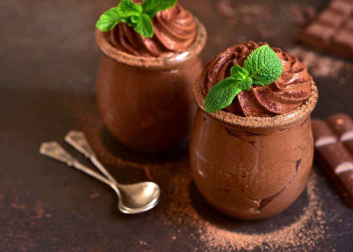 Receitas: Mousse de chocolate com leite condensado