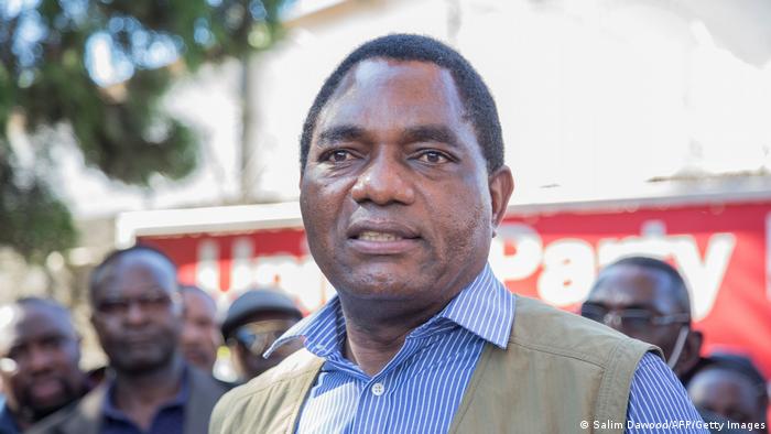 Zâmbia: Líder da oposição na vence eleições presidenciais