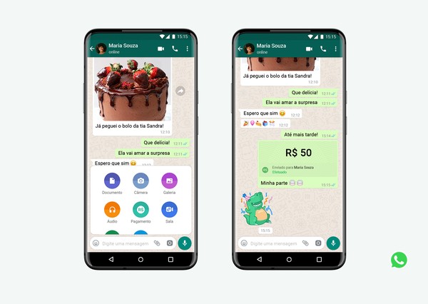 Tech: WhatsApp terá botão dedicado a enviar dinheiro