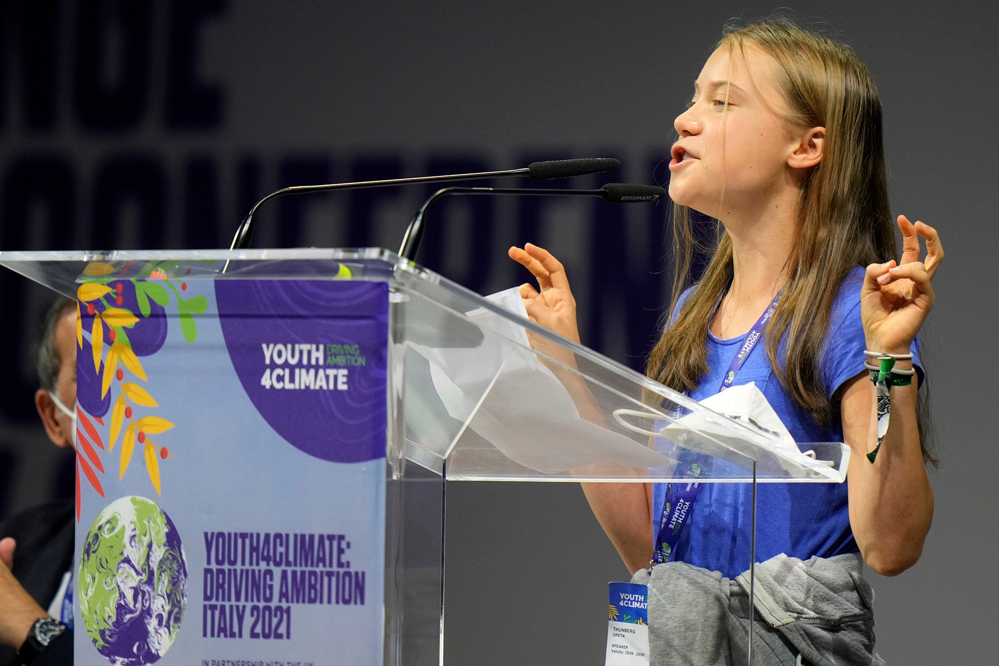 Mundo: Greta Thunberg troça das palavras dos líderes mundiais em Youth4Climate