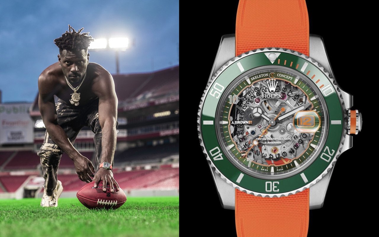 Style: Skeleton Concept apresenta o seu novo relógio personalizado para o jogador da NFL Antonio Brown