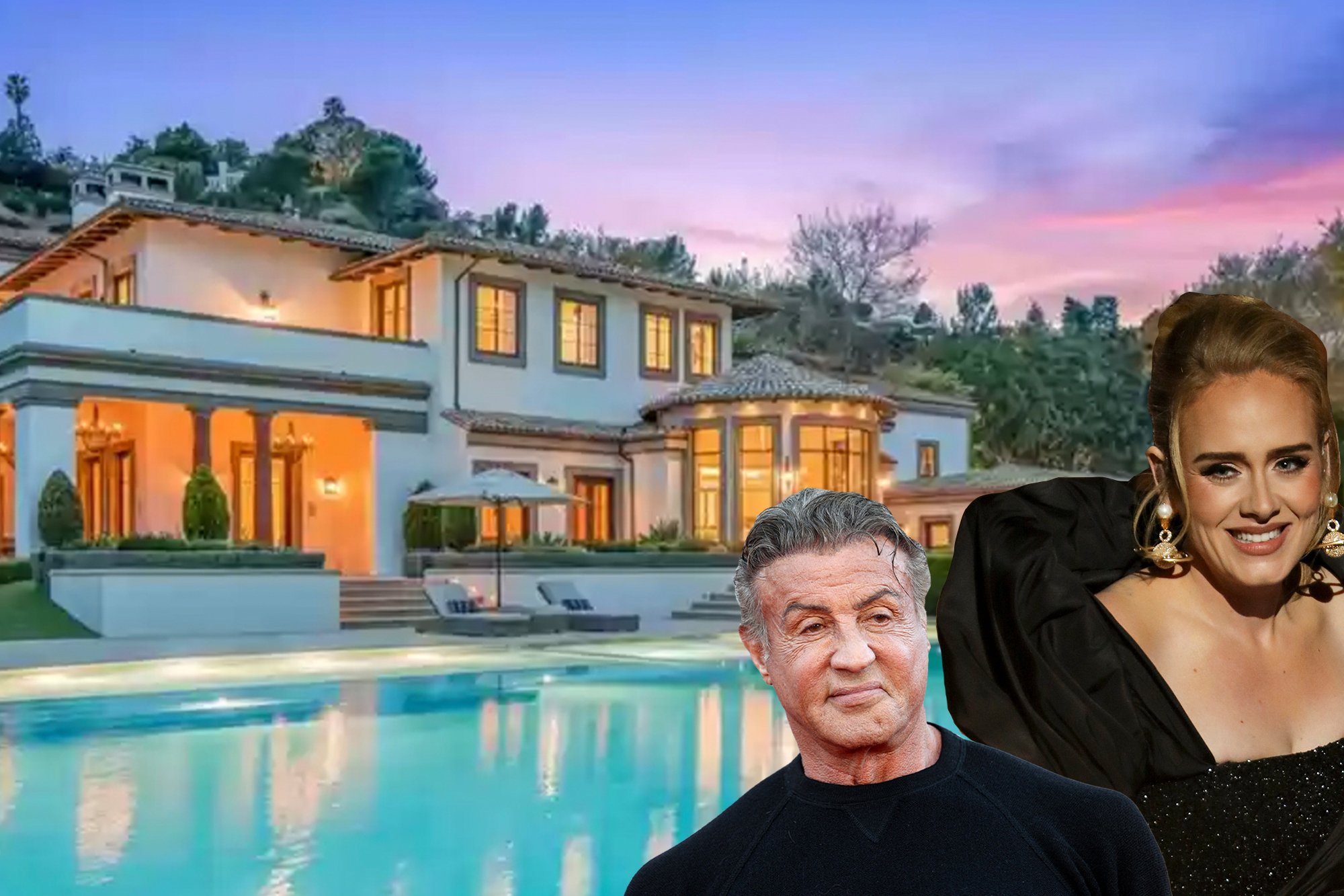 Celebridades: Adele compra antiga mansão de Sylvester Stallone e gasta 58 milhões