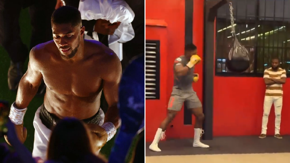 Boxe: Anthony Joshua recebe conselhos de Floyd Mayweather em vídeo viral