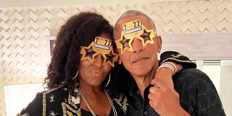 Celebridades: Os Obamas têm classe, Michelle e Barack Obama’s foto de Ano Novo