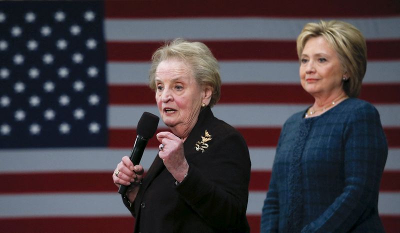 EUA: Madeleine Albright, antiga Secretária de Estado dos EUA, faleceu