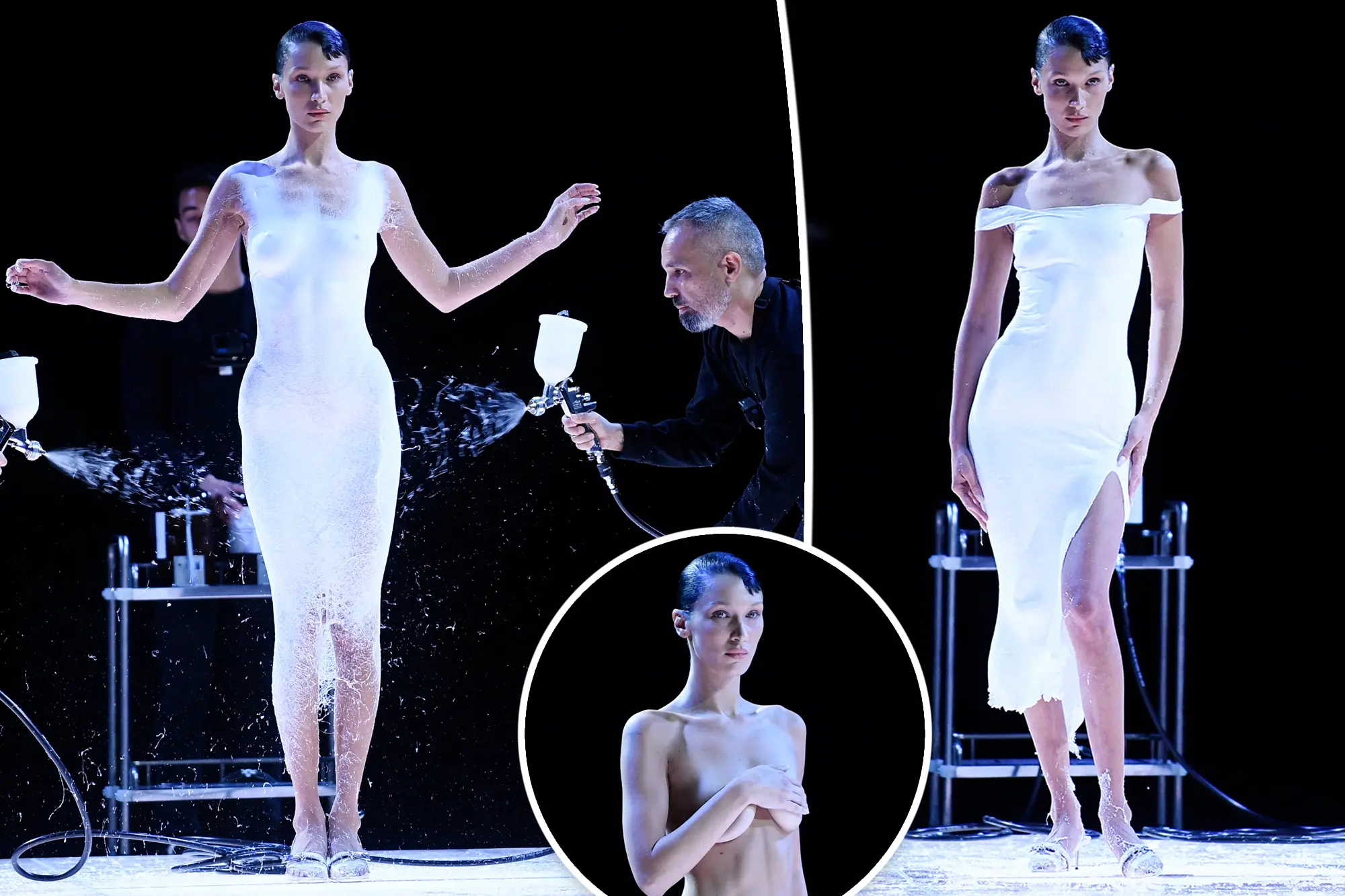 Tech: Que tecnologia está por detrás do vestido em spray que vestiu a modelo Bella Hadid?