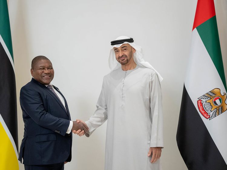 Moçambique/Abu Dhabi: Presidente dos EAU e o Presidente de Moçambique revê as relações bilaterais