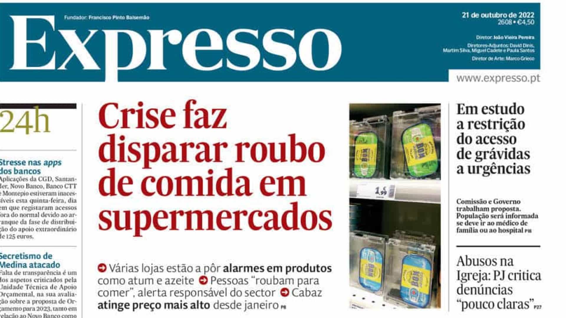 Portugal/Poder aquisitivo: Em Portugal, a crise está a provocar o roubo de alimentos nos supermercados