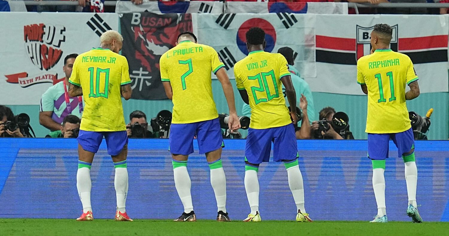 Futebol/Copa Do Mundo: Com 1º tempo dos sonhos, Brasil goleia Coreia e enfrenta Croácia nas quartas