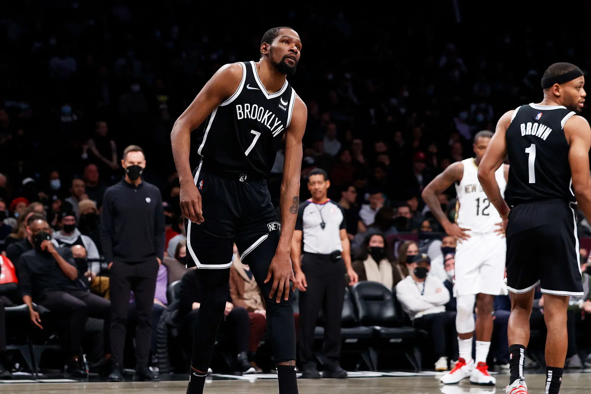 USA/NBA: A lesão no joelho de Kevin Durant choca Brooklyn