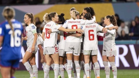 Mundial feminino: Suíça ‘varre’ Filipinas e sobe à liderança do grupo