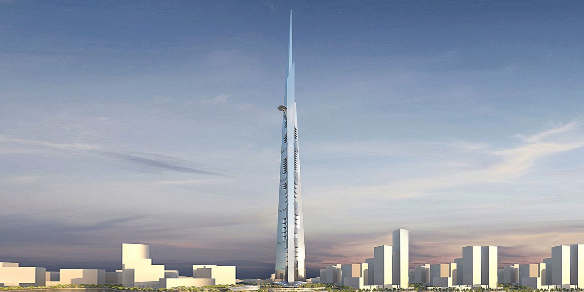 Arquitetura: a Torre de Jeddah, foi oficialmente retomada na Arábia Saudita