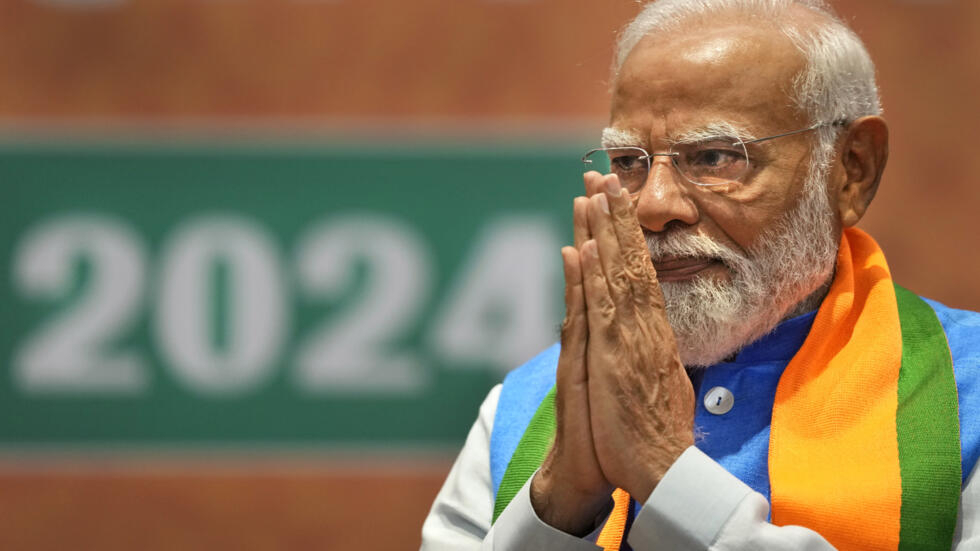 Internacional/Ásia e Oceânia-Eleições na Índia: Com a força de um acordo de coligação, Modi prepara-se para um terceiro mandato