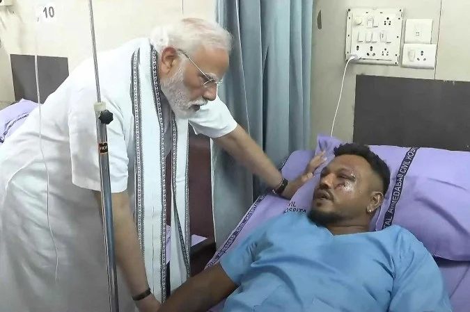 Internacional/Ásia-Milagre em Ahmedabad: único sobrevivente de acidente aéreo conta como escapou da morte