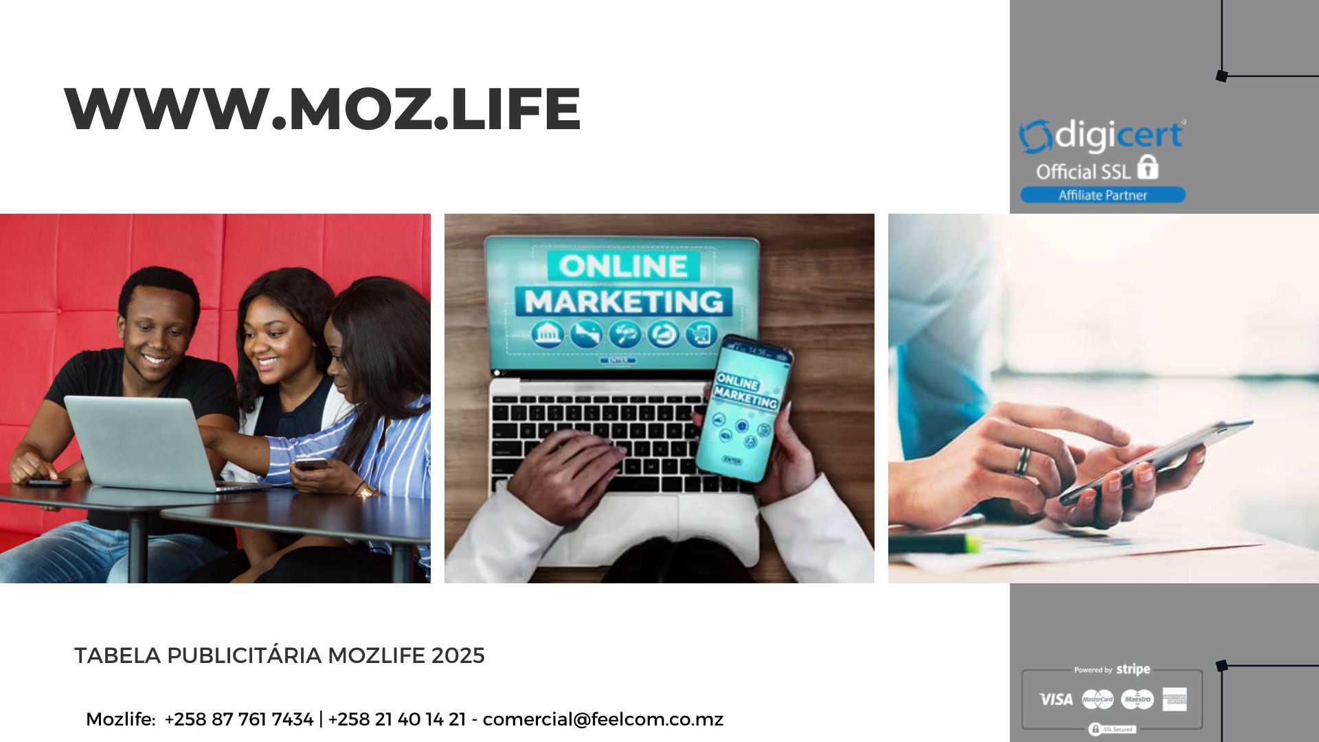 Moçambique/Economia: A Publicidade Online Democratiza-se, Feelcom Lança Ferramenta Acessível para Todos os Anunciantes