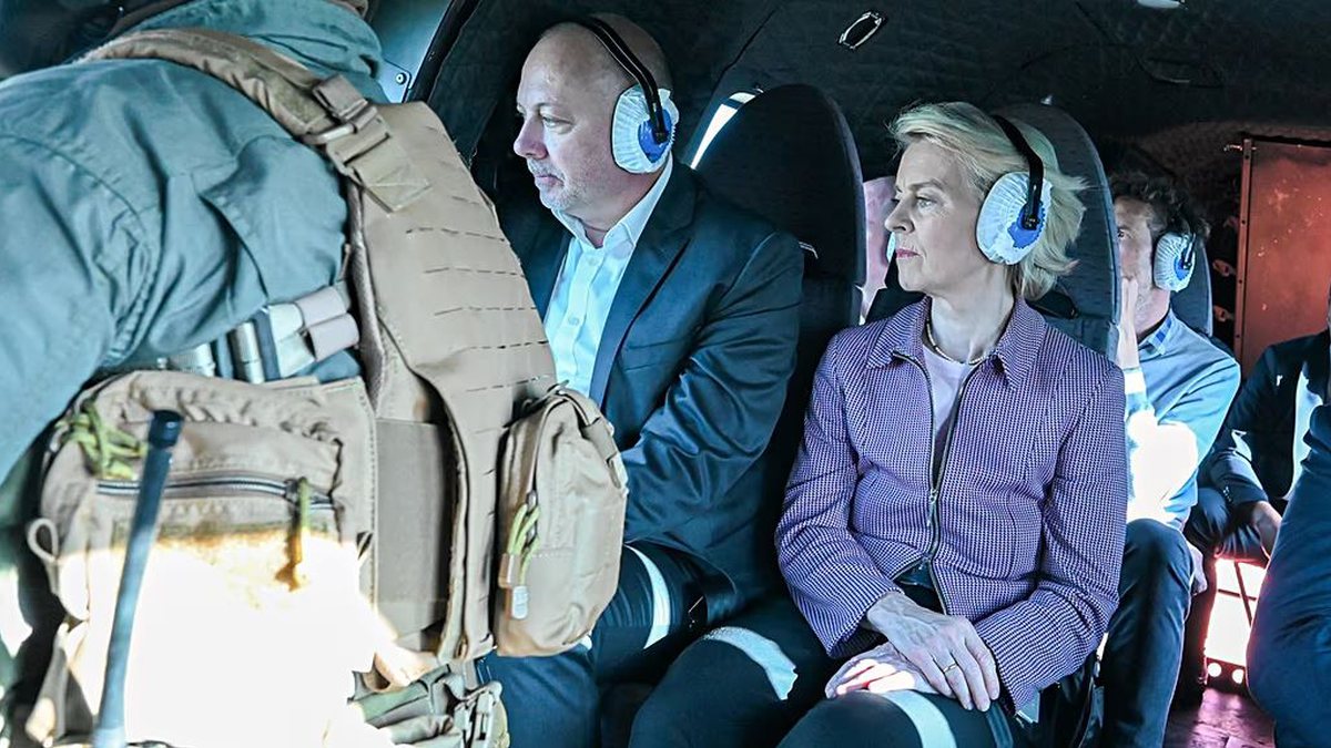 Internacional/Europa: GPS do Avião de Ursula von der Leyen Supostamente Bloqueado Pela Rússia Durante Visita à Bulgária